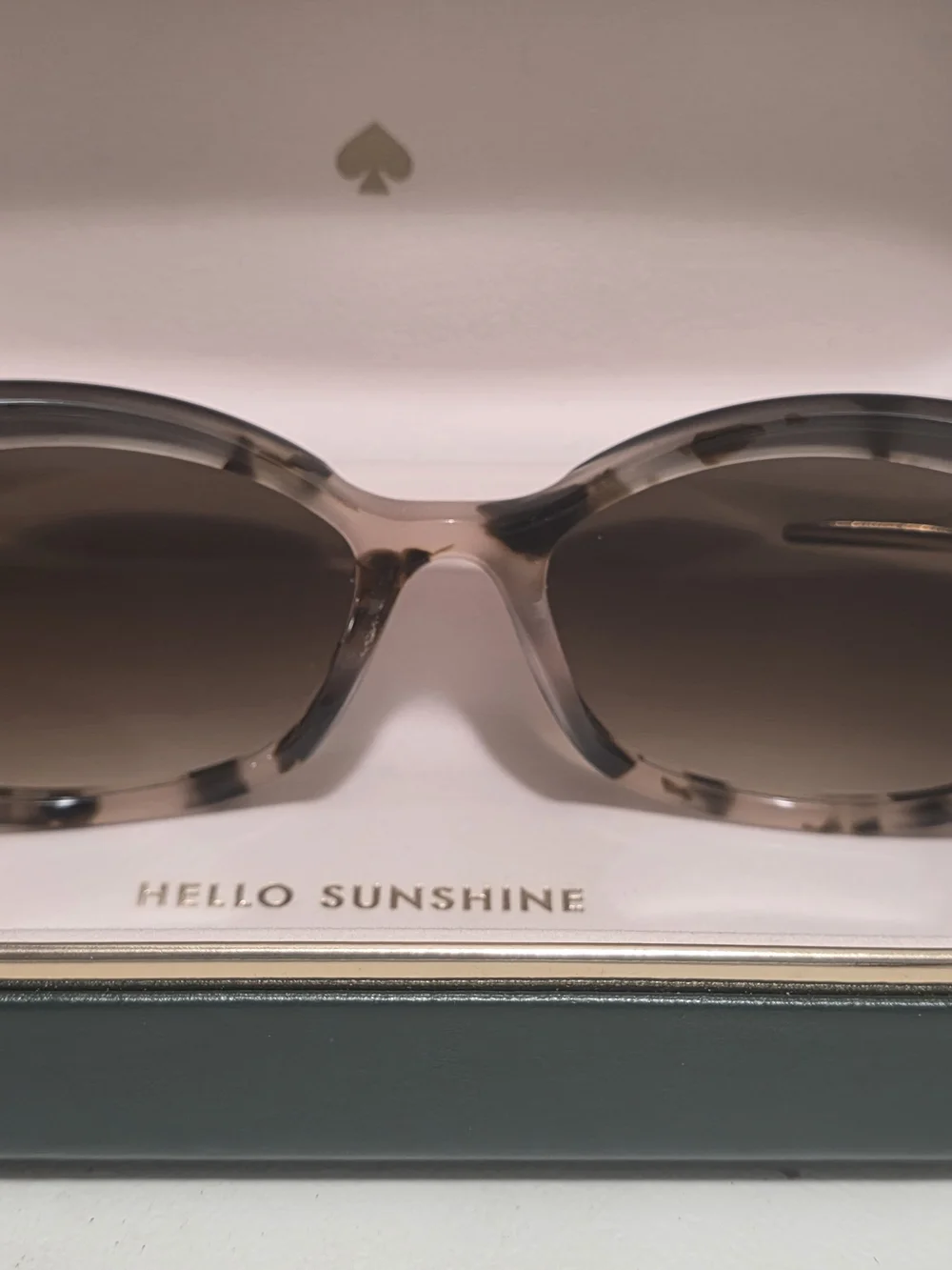 kate spade Brown Gradient Oval Sunglasses